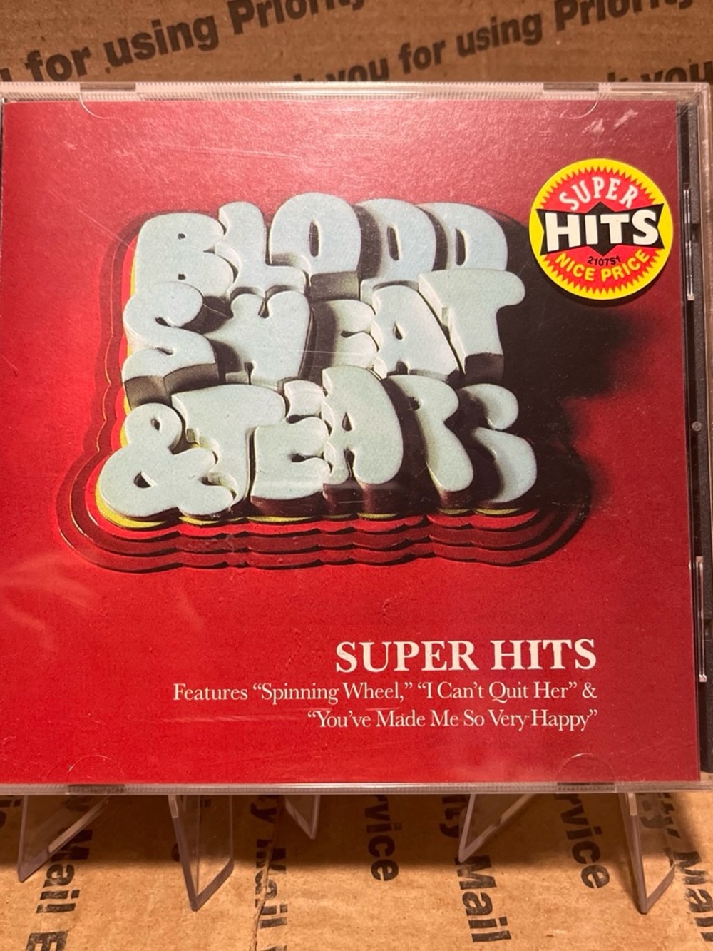 Blood, Sweat & Tears Super Hits - Red Album Cover
